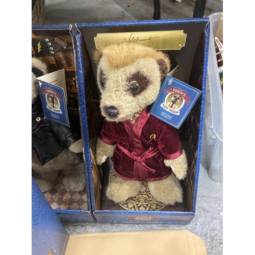 3416 - SEVEN BOXED MEERKAT TOYS