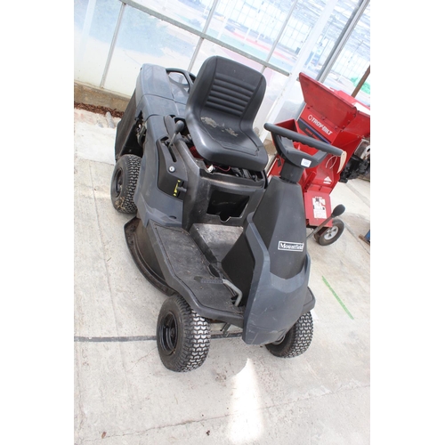 137 - MOUNTFIELD RIDE ON MOWER TTK550 - KEY IN OFFICE  PLUS VAT