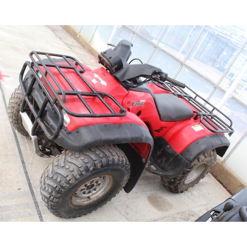 138 - HONDA FOREMAN 4WD 4OOCC QUAD BIKE. / GOOD CONDITION / GOOD RUNNER - USED DAILY - ONLY FOR SALE AS UP... 