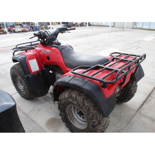 138 - HONDA FOREMAN 4WD 4OOCC QUAD BIKE. / GOOD CONDITION / GOOD RUNNER - USED DAILY - ONLY FOR SALE AS UP... 