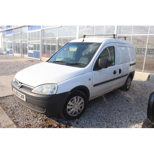 157 - A VAUXHALL COMBO BJ60 CWR MOT TO 10/01/2023, 114 K MILES, 2 KEYS - NO VAT