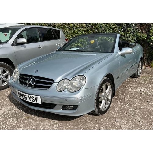 159 - MERCEDES CLK200 AVANTGARDE AUTOMATIC CONVERTABLE, 2006, MOT TO JULY 2023, FSH, 58,500 MILES, V5, 3 K... 