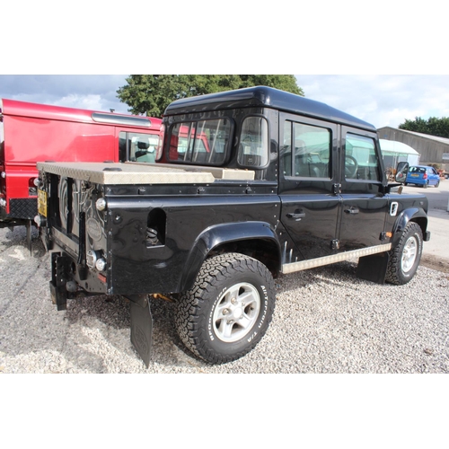 161 - LANDROVER DEFENDER 110 BLACK, 110 2005, 4 DOOR, MANUAL, 178,000 MILES, PLUS VAT