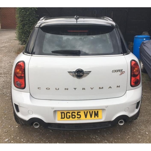 166 - MINI COUNTRYMAN, DB65 VVM,  2 OWNERS, SERVICE HISTORY, 76,000 MILES, NONE RUNNER- NO VAT