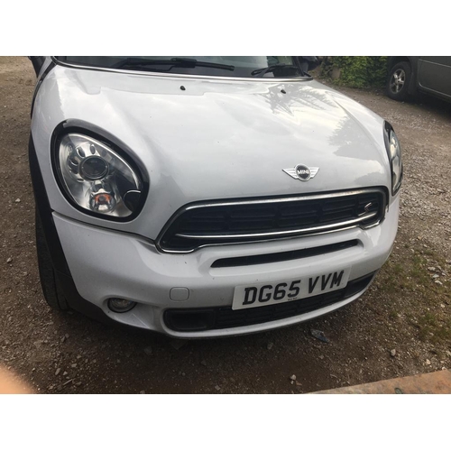 166 - MINI COUNTRYMAN, DB65 VVM,  2 OWNERS, SERVICE HISTORY, 76,000 MILES, NONE RUNNER- NO VAT