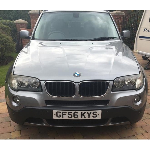 168 - BMW X3SE 2.0, DIESEL, GF56 KYS, MOT EXP 1/9/22, 3 OWNERS, SERVICE HISTORY, 164,000 MILES,  NO VAT