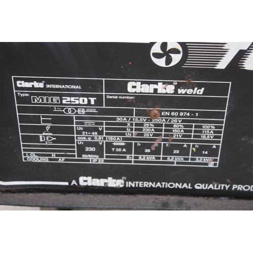 2 - CLARK 240V MIG WELDER   NO VAT