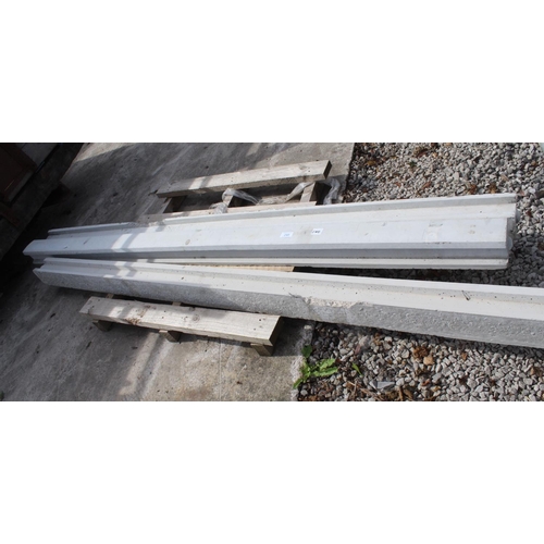 240 - 3 CONCRETE FENCE POSTS  A/F + VAT