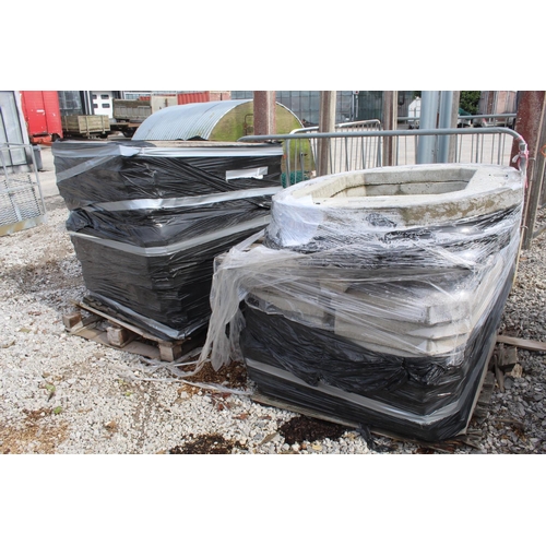 244 - 35 CONCERETE  MANHOLE GRID FRAMES  +  VAT