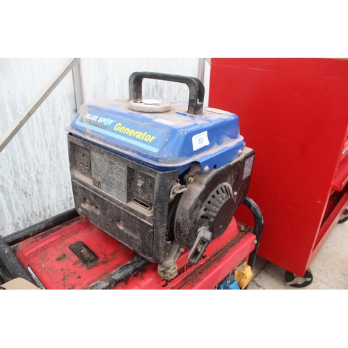 83 - BLUE SPOT & SILVERLINE GENERATORS - PLUS VAT