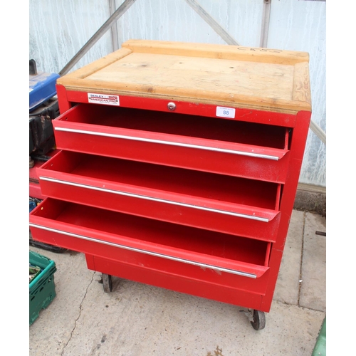 88 - SEALEY TOOL CABINET ON WHEELS - NO VAT