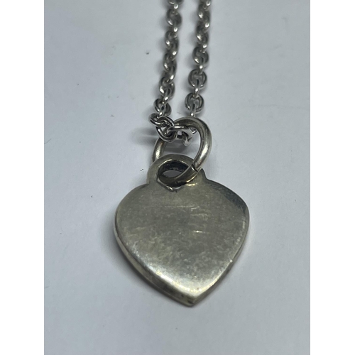 649 - TWO MARKED SILVER NECKLACES