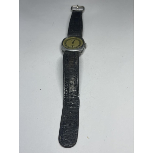 658 - A VINTAGE SERVICES WRIST WATCH SEEN WORKING BUT NO WARRANTY