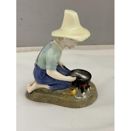 832 - A ROYAL DOULTON FIGURE THE RIVER BOY HN 2128