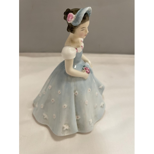 835 - A ROYAL DOULTON FIGURE THE BRIDESMAID HN 2196