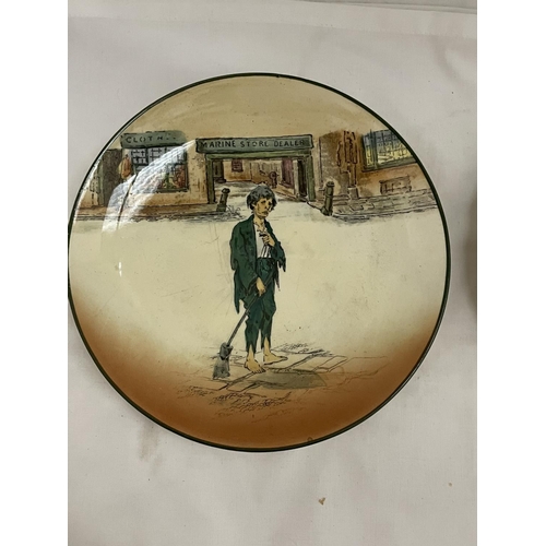 867 - TWO ROYAL DOULTON SERIES WARE CABINET PLATES