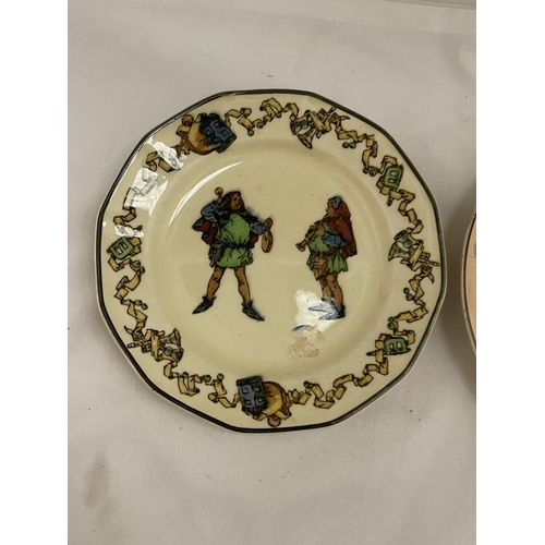 869 - TWO ROYAL DOULTON SERIES WARE CABINET PLATES