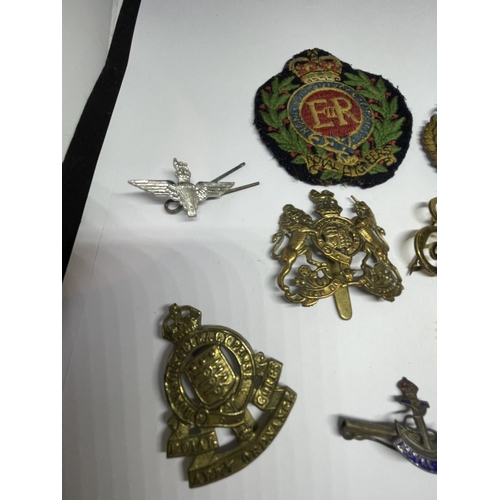 539 - ELEVEN MILITARY BADGES