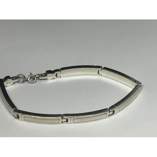 619 - TWO MARKED SILVER BRACELETS