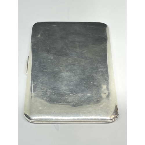 627 - A MARKED 88% SILVER CIGARETTE CASE WITH SIAM DESIGN