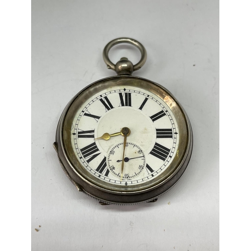 686A - A SILVER POCKET WATCH