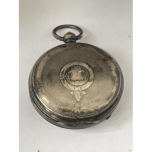 700 - A SILVER POCKET WATCH