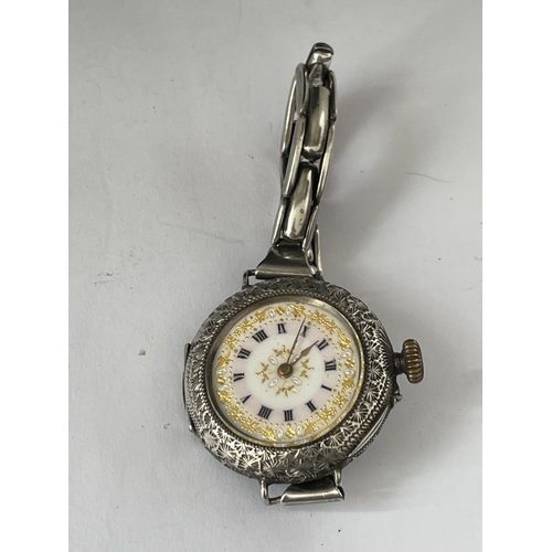 700A - AN ORNATE WWI WRIST WATCH