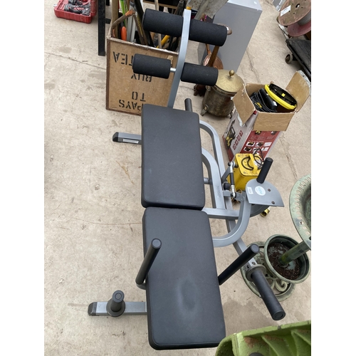 1533 - A HEAVY DUTY ABS EXERECISE BENCH