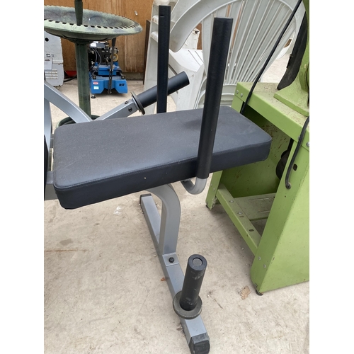 1533 - A HEAVY DUTY ABS EXERECISE BENCH