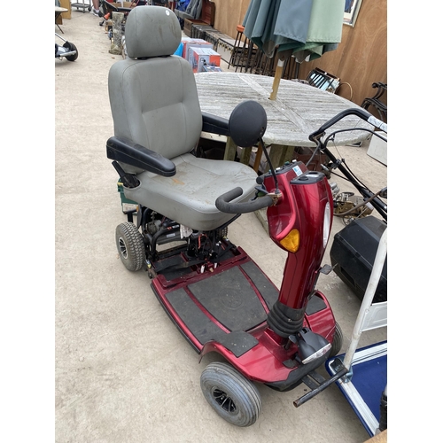 1570 - A RED MOBILITY SCOOTER