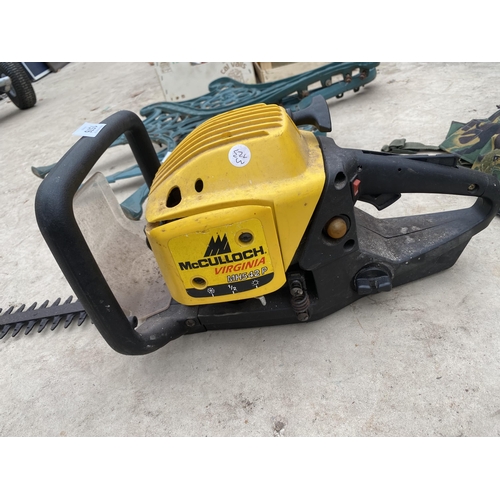 1576 - A MCCULLOCH VIRGINIA PETROL HEDGE TRIMMER