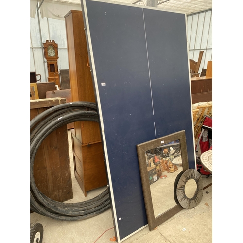 1603 - TWO DECORATIVE FRAMED MIRRORS