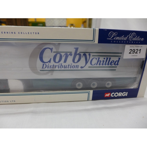 2921 - A BOXED CORGI  CHILLED MODEL LORRY