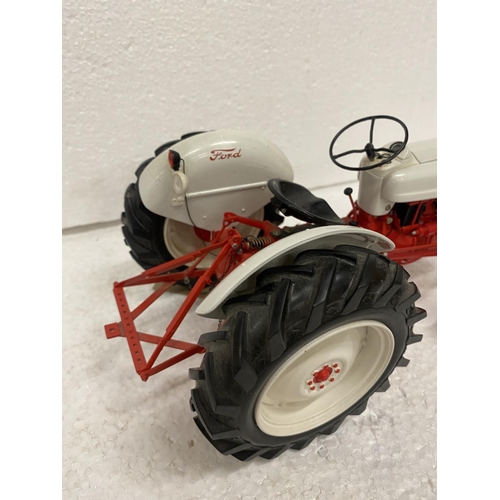 3056 - A FRANKLIN MINT 1:12 SCALE DIECAST MODEL OF A 1953 FORD TRACTOR