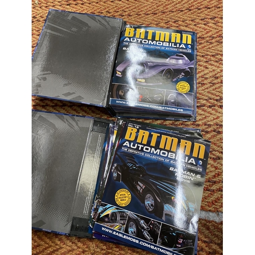 3286 - TWO FOLDERS OF BATMAN AUTOMOBILIA MAGZINES