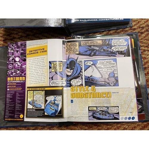 3286 - TWO FOLDERS OF BATMAN AUTOMOBILIA MAGZINES