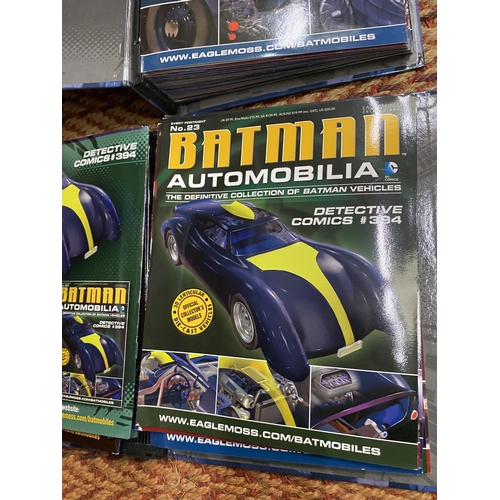 3286 - TWO FOLDERS OF BATMAN AUTOMOBILIA MAGZINES