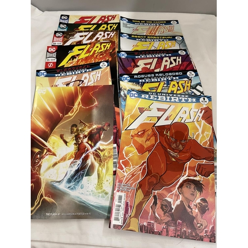 3370 - TWELVE MODERN AGE THE FLASH DC COMICS - TWO VARIANT COVERS