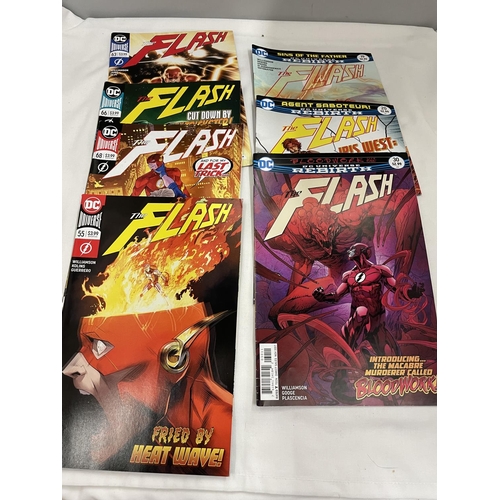 3370 - TWELVE MODERN AGE THE FLASH DC COMICS - TWO VARIANT COVERS