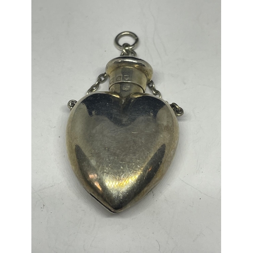 719 - A HALLMARKED LONDON SILVER PERFUME BOTTLE