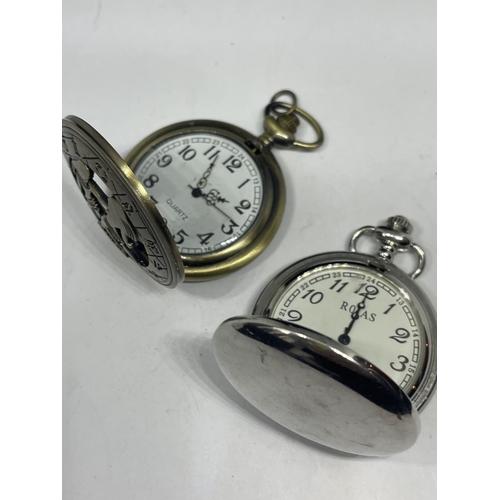 730 - FIVE VARIOUS POCKET WATCHES