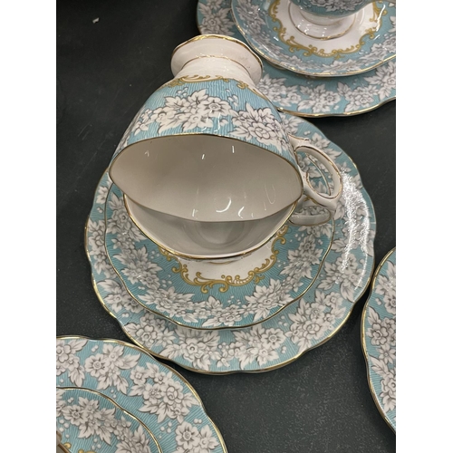 70 - A QUANTITY OF ROYAL ALBERT 'ENCHANTMENT' CUPS, SAUCERS AND SIDE PLATES