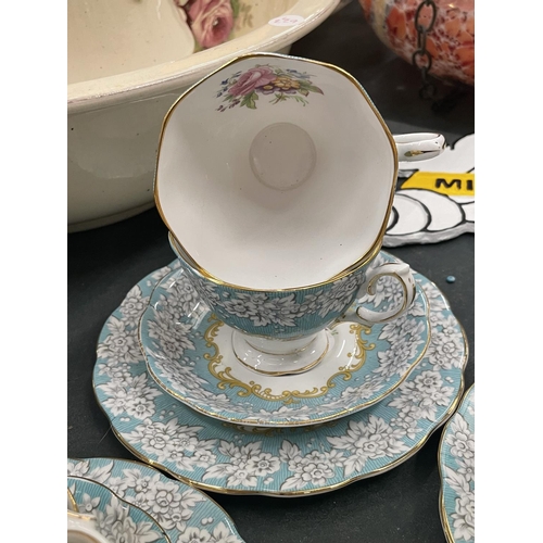 70 - A QUANTITY OF ROYAL ALBERT 'ENCHANTMENT' CUPS, SAUCERS AND SIDE PLATES