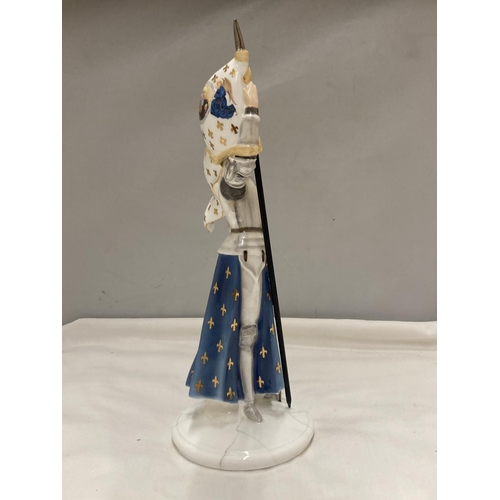 871 - A LIMITED EDITION 125/950 COALPORT FIGURE OF JOAN OF ARC