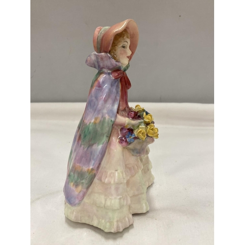 872 - A ROYAL DOULTON FIGURE GRANNYS SHAWL HN 1642