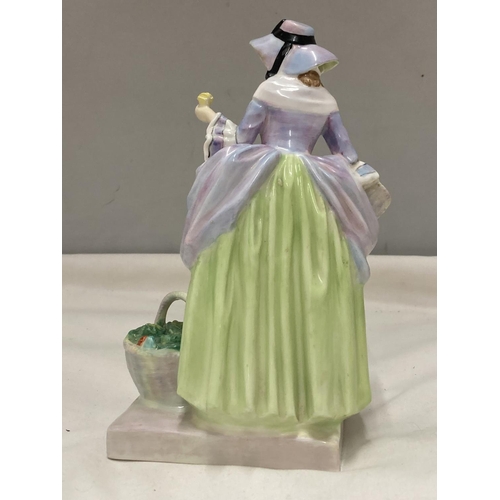 876 - A ROYAL DOULTON FIGURINE SPRING FLOWERS HN 1807