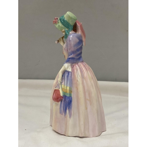 877 - A ROYAL DOULTON FIGURINE MISS DEMURE HN 1402