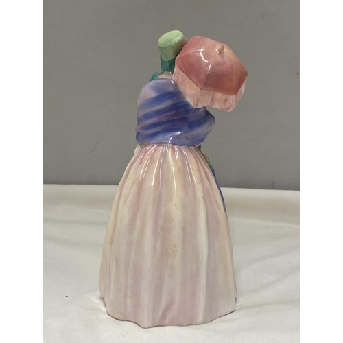 877 - A ROYAL DOULTON FIGURINE MISS DEMURE HN 1402