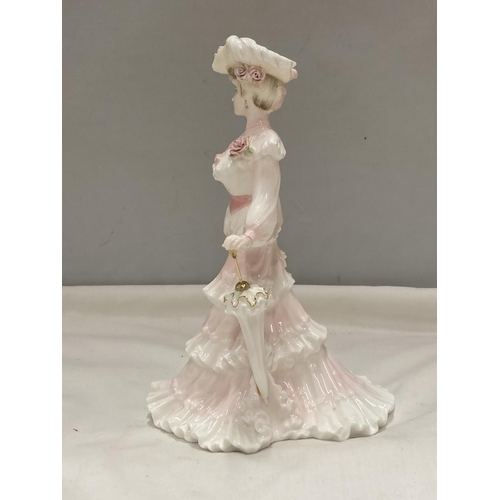 882 - A LIMITED EDITION COALPORT FIGURE LADY ALICE 1896/12500