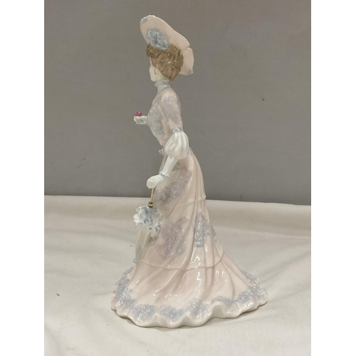 884 - A LIMITED EDITION COALPORT FIGURE LADY FRANCIS 1048/12500